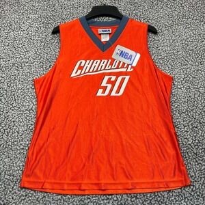 Charlotte Bobcats Okafor #50 Jersey Shirt Women‎ Medium Red NBA V-Neck New M